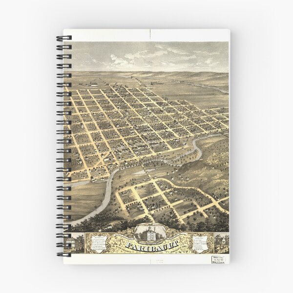 Item preview, Faribault, Minnesota (1869) designed and sold by allhistory.