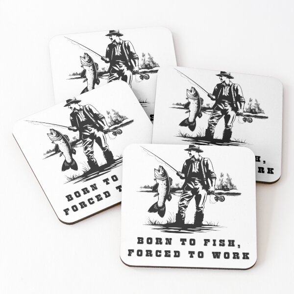 Item preview, Born to fish  designed and sold by DonGeneral.