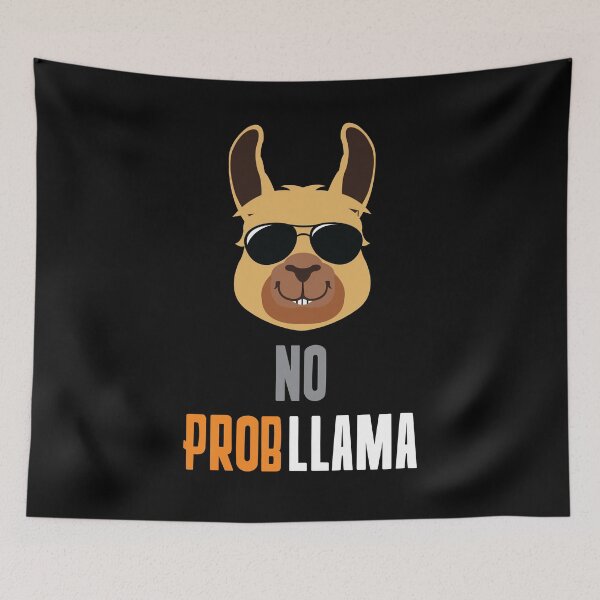 Item preview, No Probllama  designed and sold by Kieran Abbott.