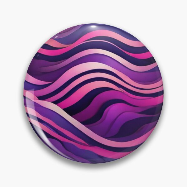Item preview,  Wave Pattern -  Violet and Purple Retro Wave ; Curved Line designed and sold by PatternInArt.