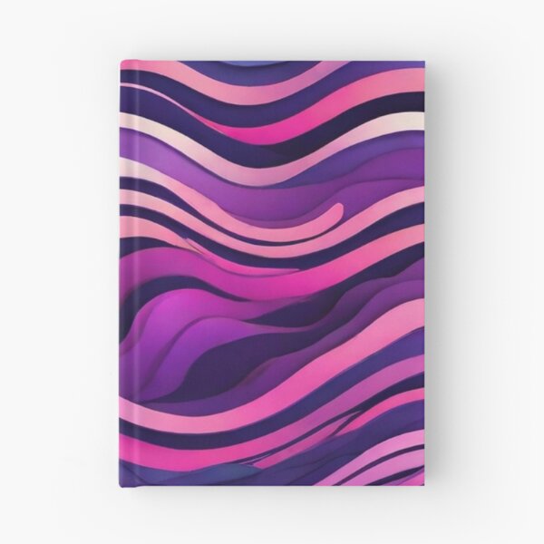 Item preview,  Wave Pattern -  Violet and Purple Retro Wave ; Curved Line designed and sold by PatternInArt.