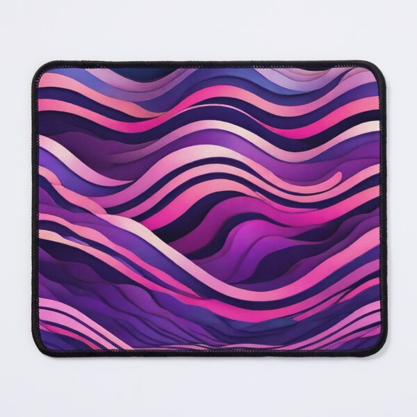 Item preview,  Wave Pattern -  Violet and Purple Retro Wave ; Curved Line designed and sold by PatternInArt.