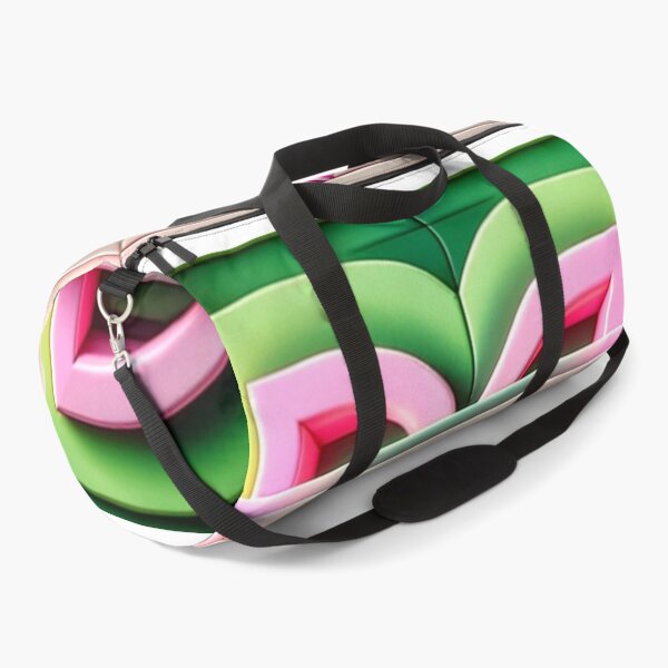 Item preview, Futuristic Geometric In Neon Green, Green Blush Pink And Pink Artwork designed and sold by mymagicstoreus.