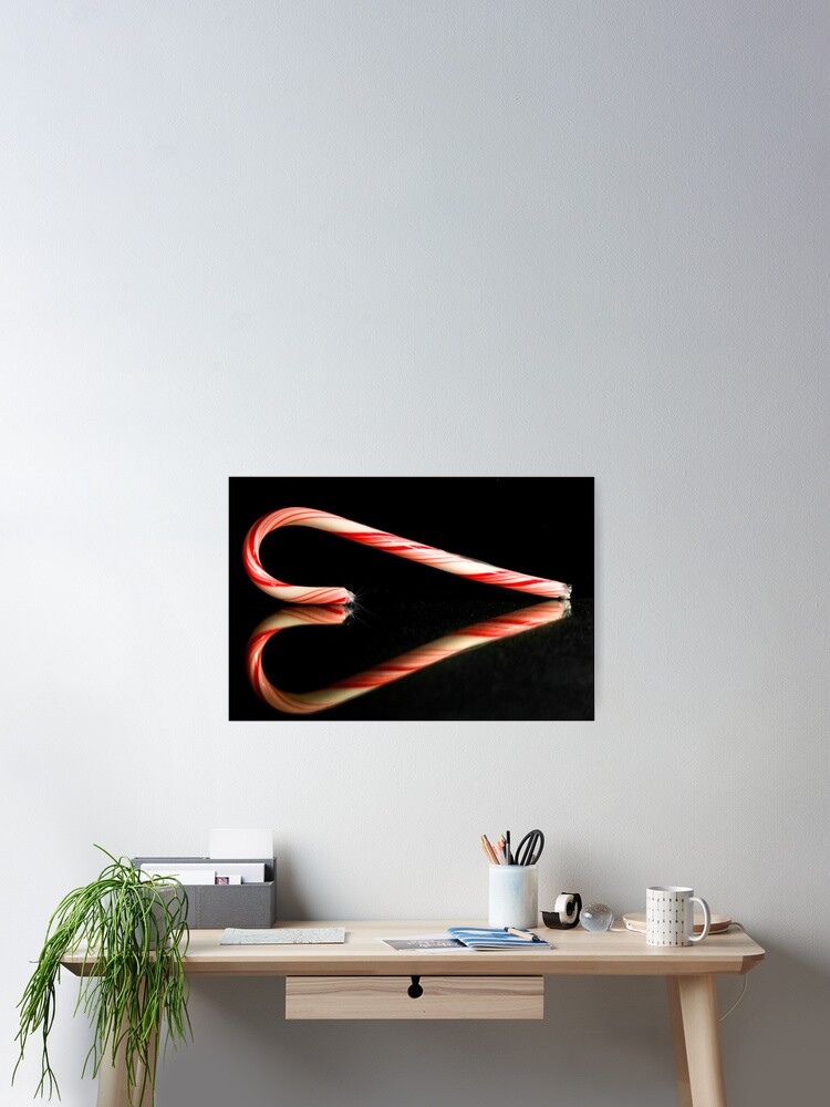 Thumbnail 2 of 3, Poster, Candycane Heart designed and sold by believer9.