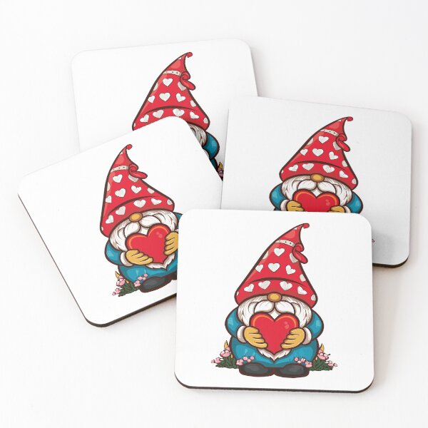 Item preview, Cute Valentine Gnome holding a Heart designed and sold by Delemore Art.