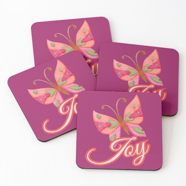 Item preview,   Joy (Pastel Peach Butterfly Art) designed and sold by Tripp Art Studio.
