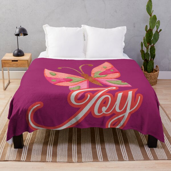 Item preview, Joy (Pastel Peach Butterfly Art) designed and sold by Tripp Art Studio.