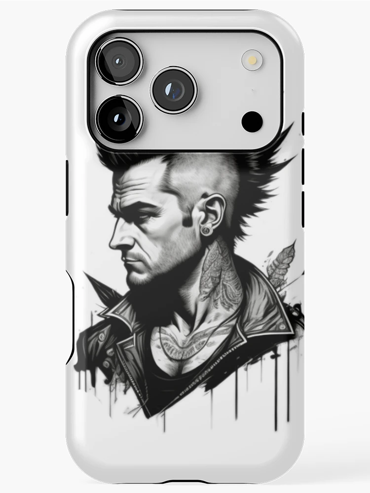 Thumbnail 1 of 4, iPhone Case, Modern Warrior designed and sold by BubbleTextBox.