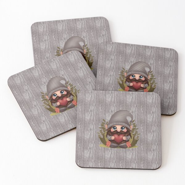 Item preview, Gnome relief wood bark designed and sold by SDCillustration.