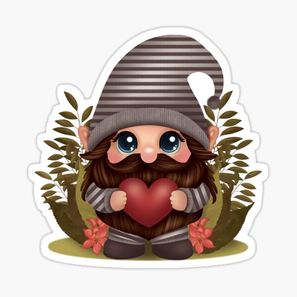 Item preview, Gnome relief wood bark designed and sold by SDCillustration.