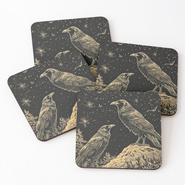Item preview, Huginn and Muninn (Variation) designed and sold by OccultDreams.