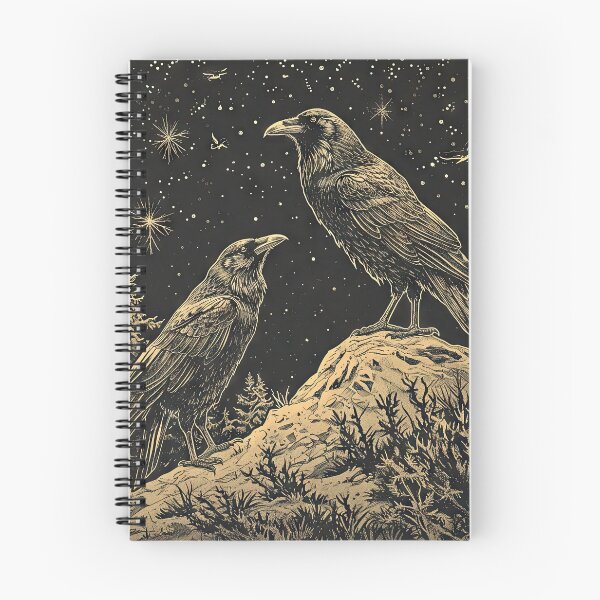 Item preview, Huginn and Muninn (Variation) designed and sold by OccultDreams.
