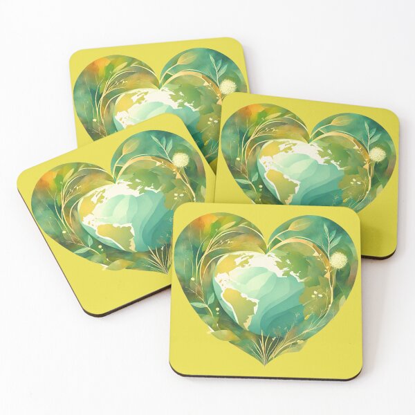 Item preview, Earth inside Heart designed and sold by elleci.