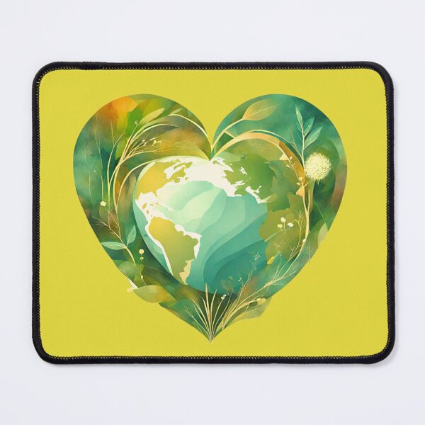 Item preview, Earth inside Heart designed and sold by elleci.