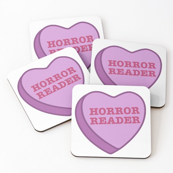 Item preview, Horror Reader Conversation Heart designed and sold by OscarAndOphelia.