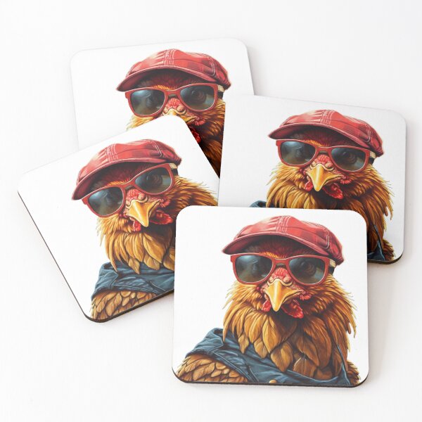 Item preview, Rooster in cap and glasses designed and sold by Art-Design-EM.
