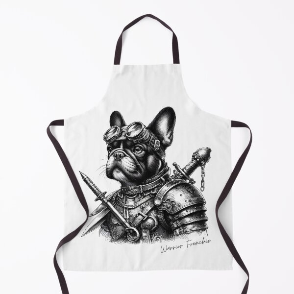 Item preview, Steampunk French bulldog as a warrior designed and sold by AriChaber.