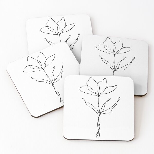 Item preview, Flower Line Art | Wildflower Leaf Design | Botanical Plant Art designed and sold by RachelFCreative.