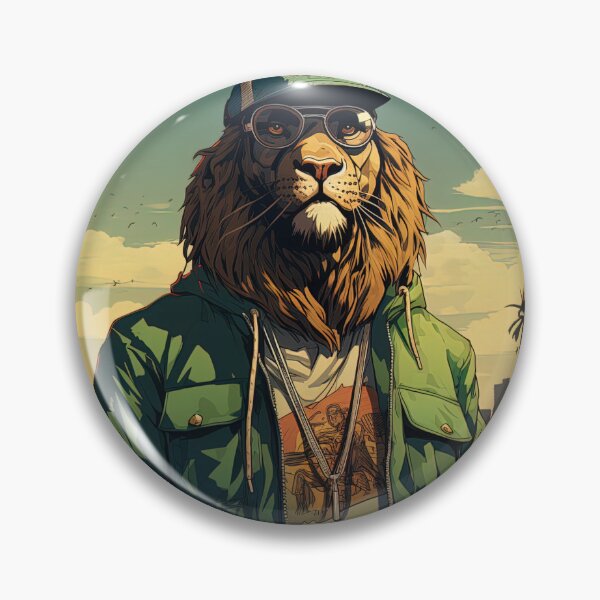 Item preview, Lion | Hip Hop style designed and sold by ComicsFactory.
