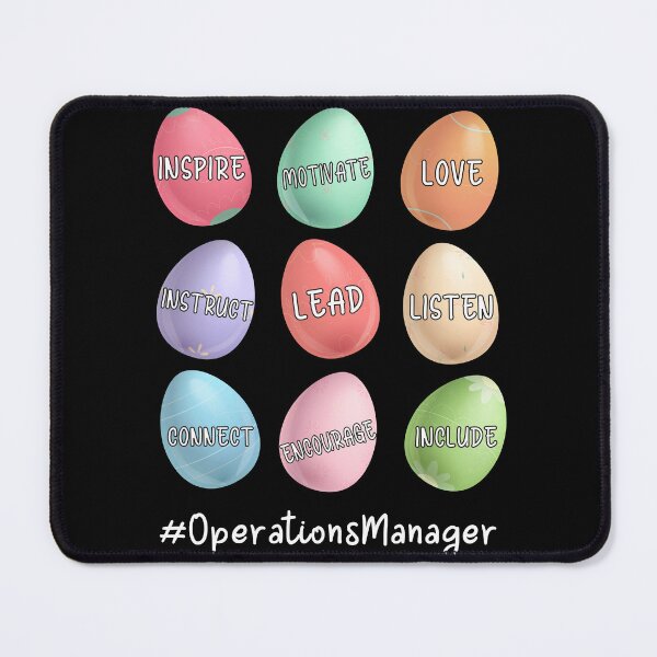 Item preview, Inspire Love Lead Operations Manager Eggs Christians Easter designed and sold by MobyStickers.