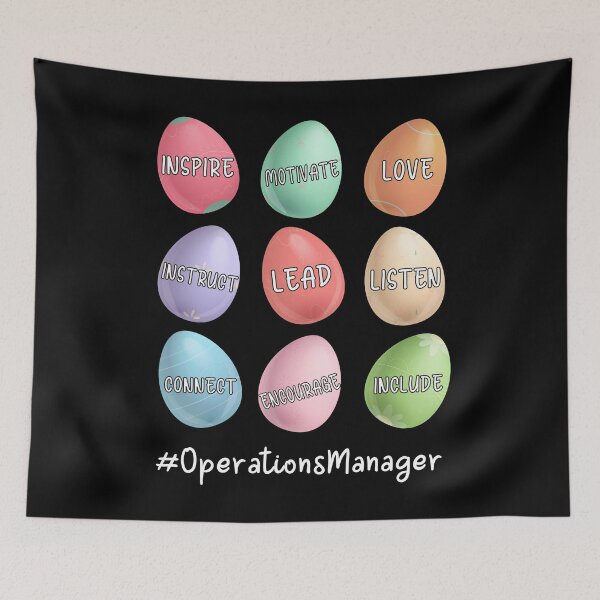 Item preview, Inspire Love Lead Operations Manager Eggs Christians Easter designed and sold by MobyStickers.