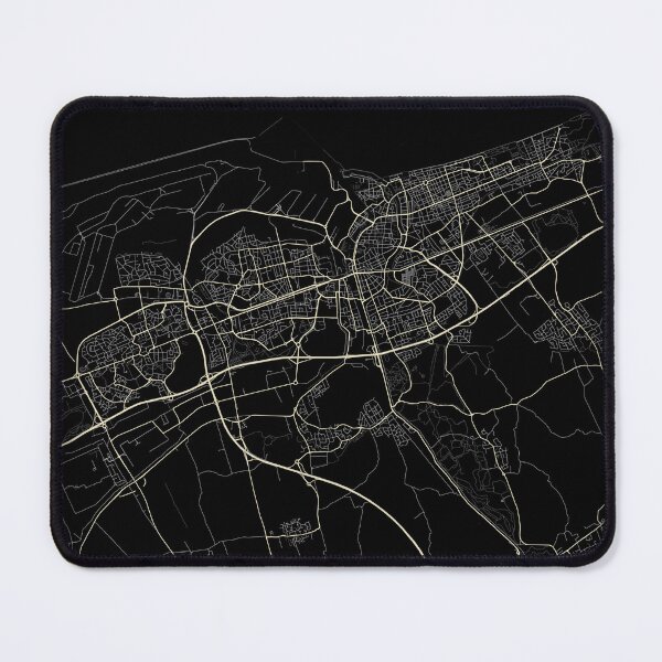 Item preview, Dunkirk Map Black and White designed and sold by Jerhus.