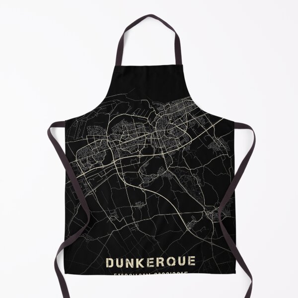 Item preview, Dunkirk Map Black and White designed and sold by Jerhus.