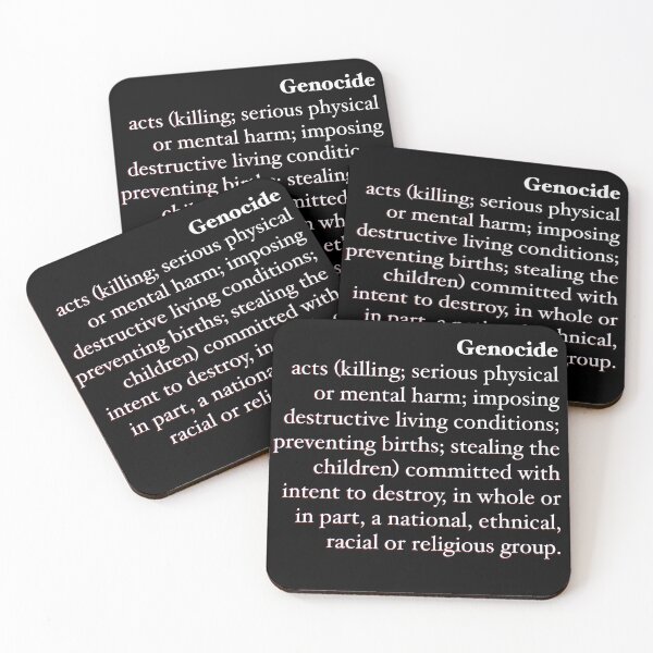 Item preview, Genocide UN Definition Light Text - Activist designed and sold by jolabrese.