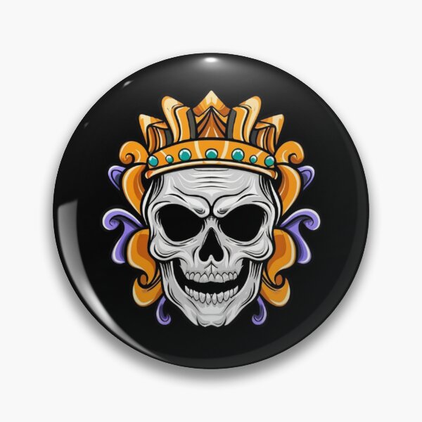 Item preview, Skull in a crown designed and sold by ArtCraftLab.
