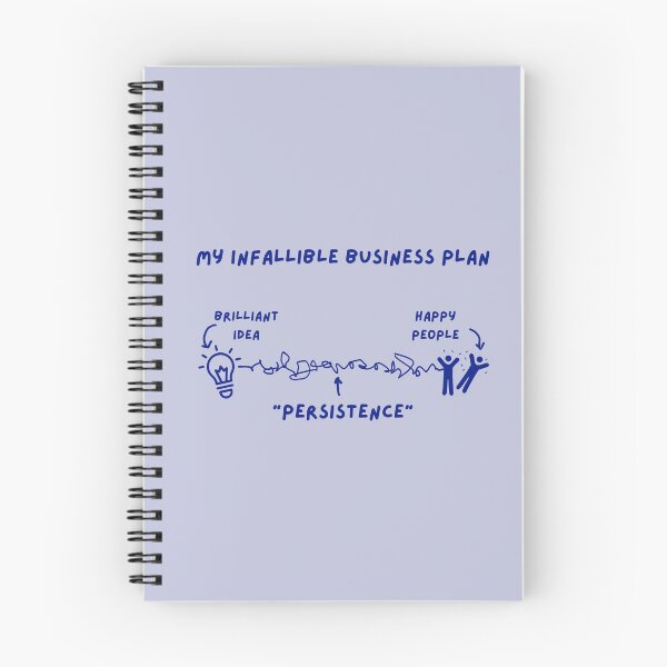 Item preview, My infallible business plan: Persistence. designed and sold by mebgnet.