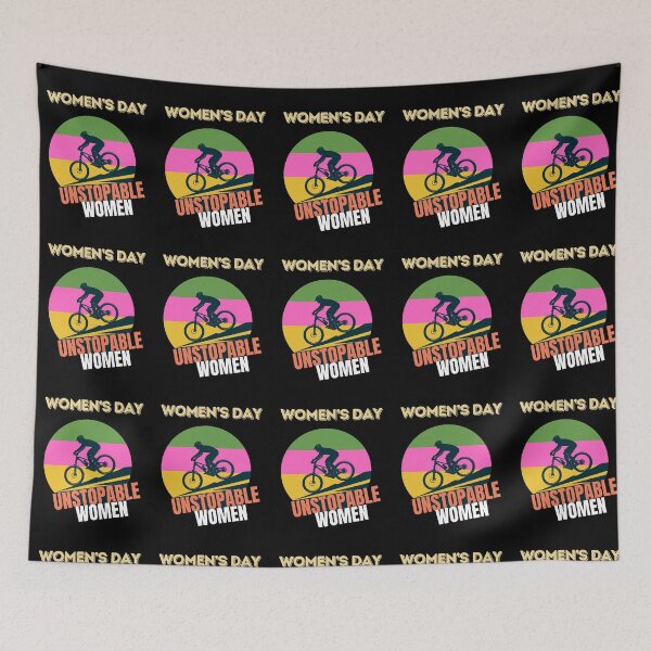 Item preview, Unstoppable women|Women’s Day|Cycling|Sports|8th March designed and sold by ButterflyDsgns6.