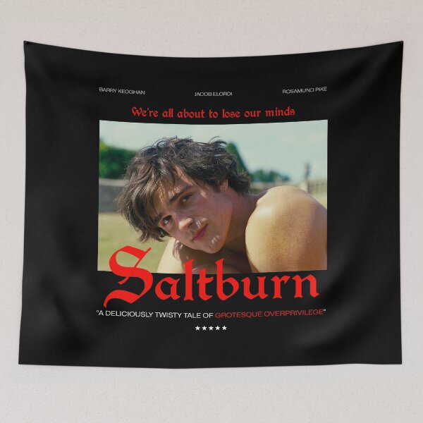 Item preview, Saltburn Movie Poster Film Jacob Elordi designed and sold by eklektyzm.