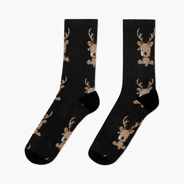 Item preview, broken animated deer in bandages I do my own stunts  designed and sold by BlueGoldArt.