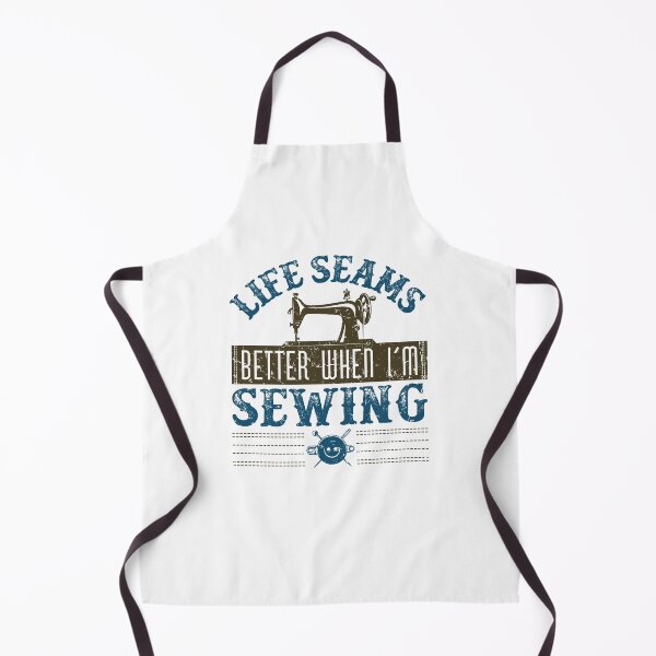 Item preview, Life Seams Better When I'm Sewing Enthusiast Sewer designed and sold by jaygo.