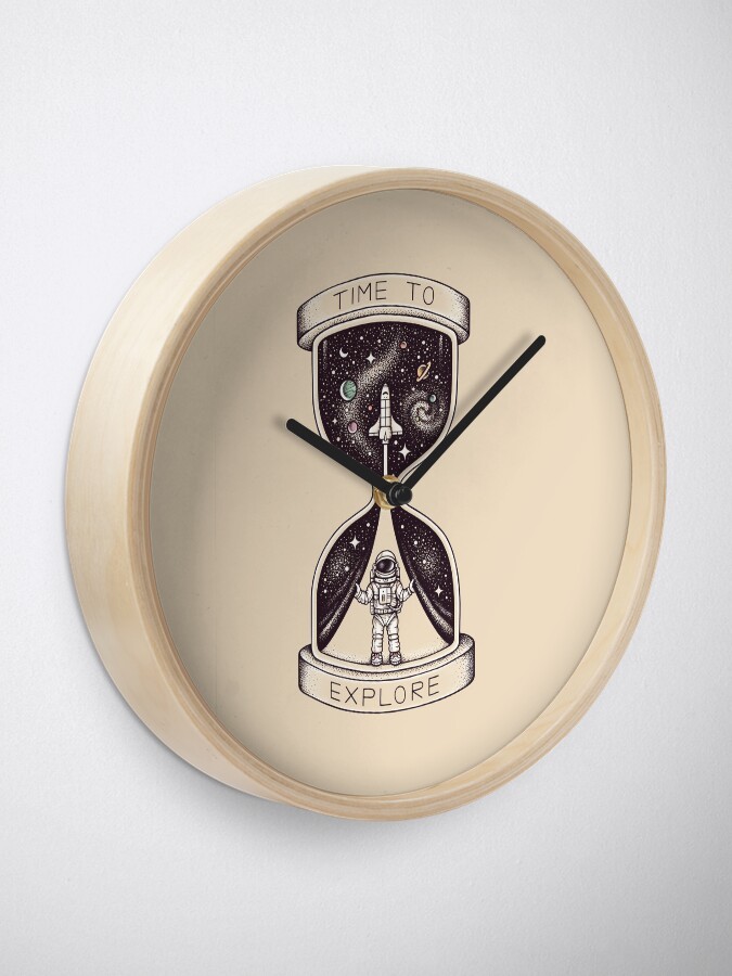Alternate view of Time to Explore Clock