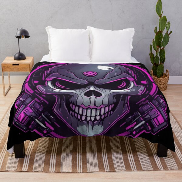 Item preview, Cyberpunk Radioactive Skull, Cybernetic, Unique Design designed and sold by Burn-Ego.