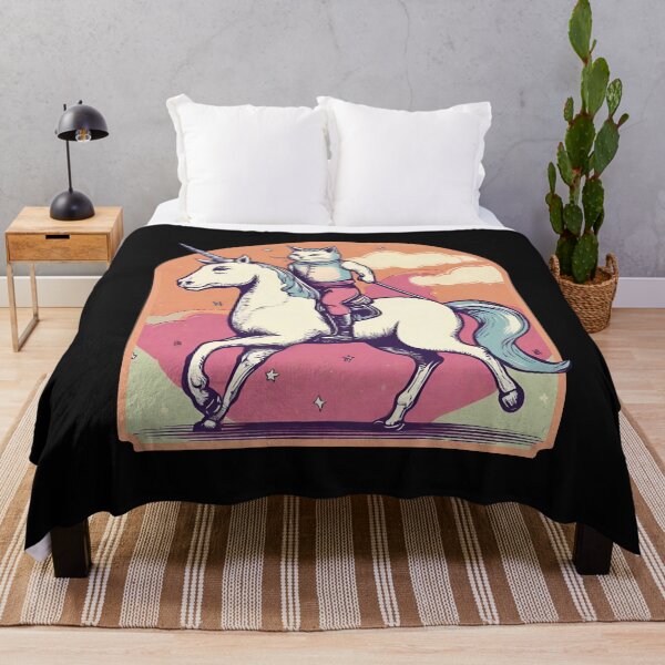 Item preview, Cat riding unicorn  designed and sold by Eolithic.
