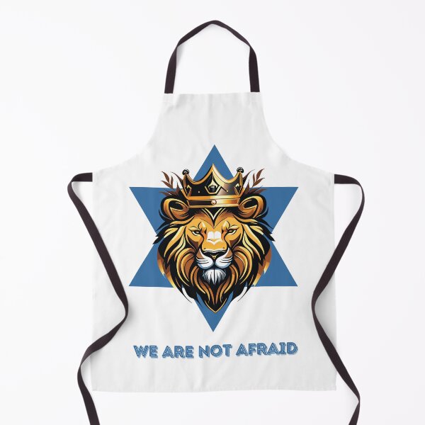 Item preview, We Are Not Afraid In Blue. Lion of Judah. designed and sold by masha-arts.