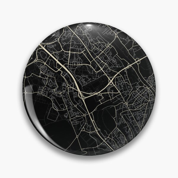 Item preview, Map of Evry-Courcouronne Black and white designed and sold by Jerhus.