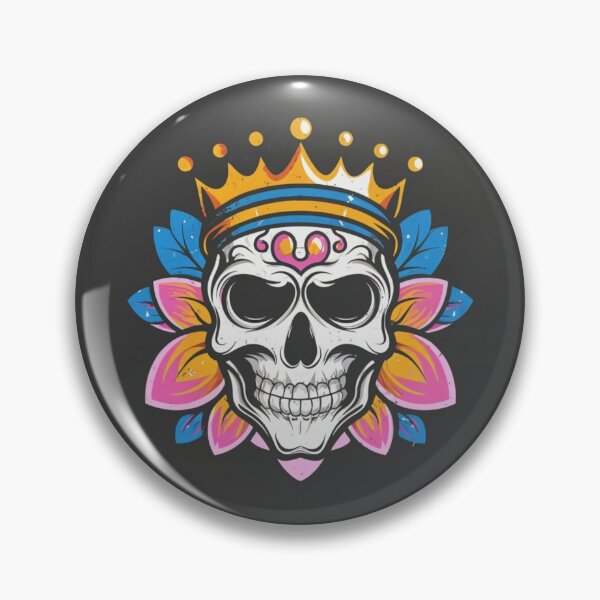 Item preview, Skull in a crown designed and sold by ArtCraftLab.