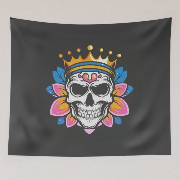 Item preview, Skull in a crown designed and sold by ArtCraftLab.