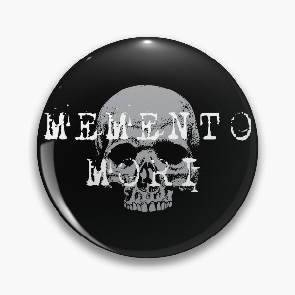 Item preview, Memento Mori V - Latin Phrase On Death Mortality - Gothic Aesthetic Skull  designed and sold by WIZECROW.