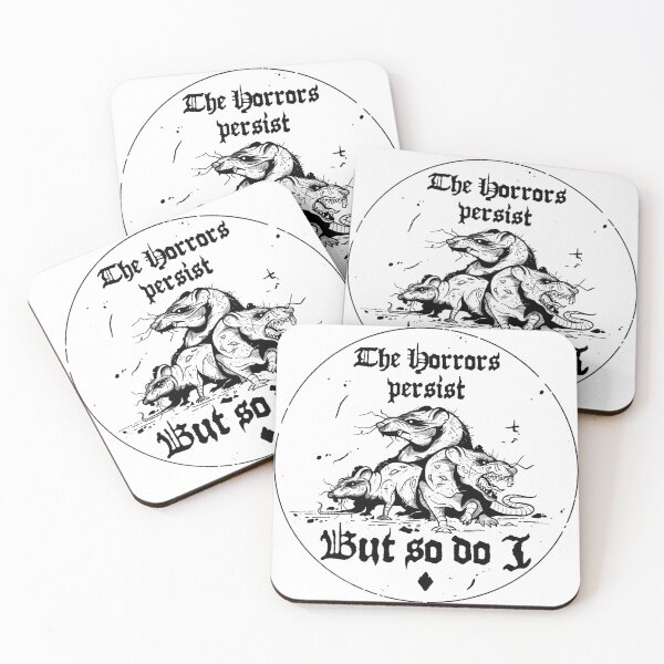 Item preview, The Horrors Persist but so do I  designed and sold by GoblinGoblin.