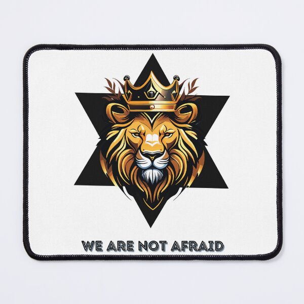 Item preview, We Are Not Afraid. Lion of Judah. designed and sold by masha-arts.