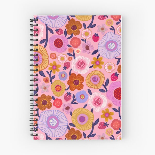 Item preview, Pink Strawberry Floral designed and sold by Janet Broxon.