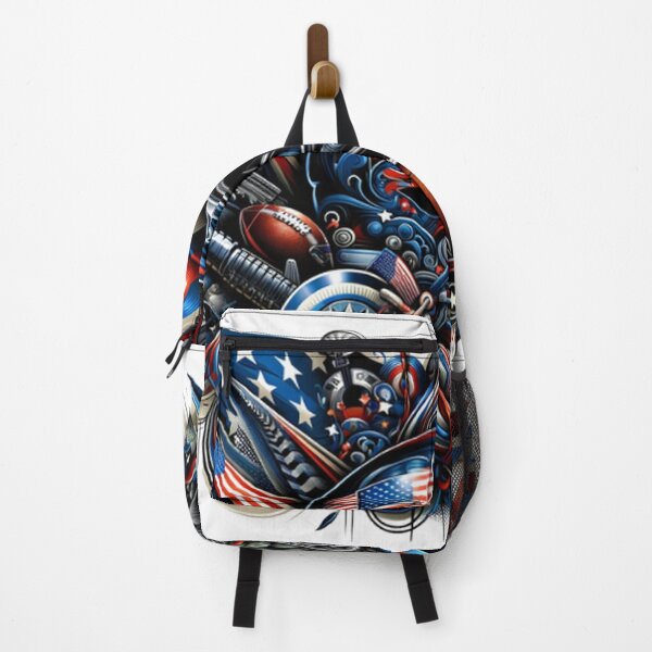 Item preview, American football fantasy blended with American colors and symbols designed and sold by Red, White & Blue Glory.