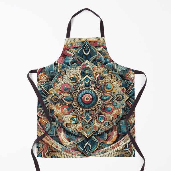 Aperçu de l'œuvre Art de mandala cosmique complexe créée et vendue par EnigmaGallery.