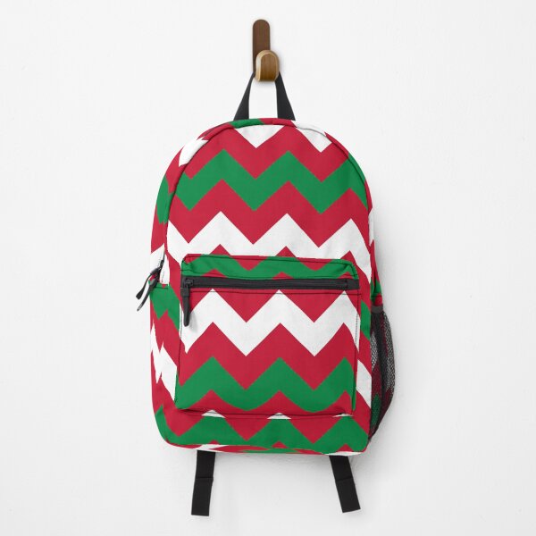 Item preview, Green White Red Hungary Tricolor Zigzag Line Geometric Lively Hungarian Language Danube River Pattern designed and sold by PenguinForests.