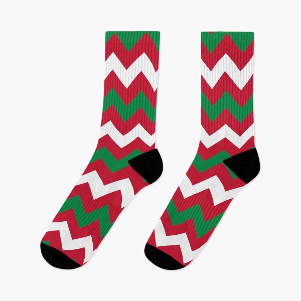 Item preview, Green White Red Hungary Tricolor Zigzag Line Geometric Lively Hungarian Language Danube River Pattern designed and sold by PenguinForests.