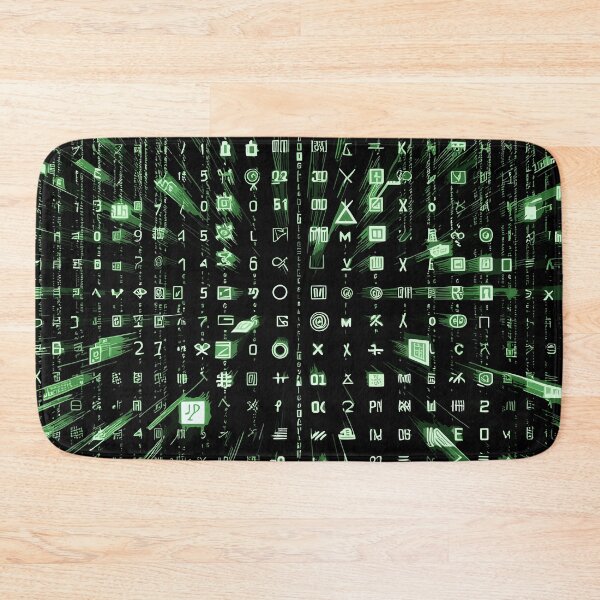 Item preview, Digital Matrix Code Deluge designed and sold by EnigmaGallery.